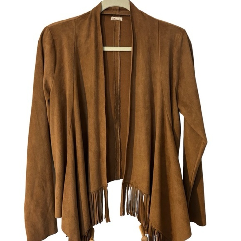 Brown Suede Fringe Jacket